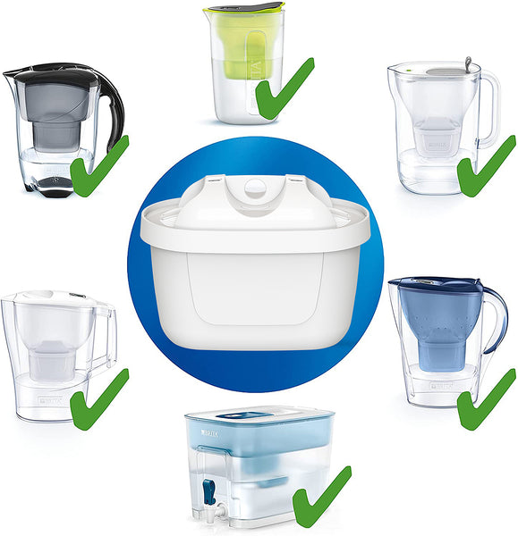 NRP 6-Pack EU Version Water Filter Replacement for Brita Pitcher Maxtra #1001122 Also fits in Levoit, amazonbasics Water Jugs, filtre à eau de pichet Pour Brita
