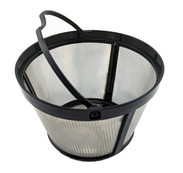 NRP 304 Stainless Steel Permanent Coffee Filter made for BUNN Coffeemaker 10cup & Other 12-14 cup Filter Coffeemakers | Basket filter with handle
