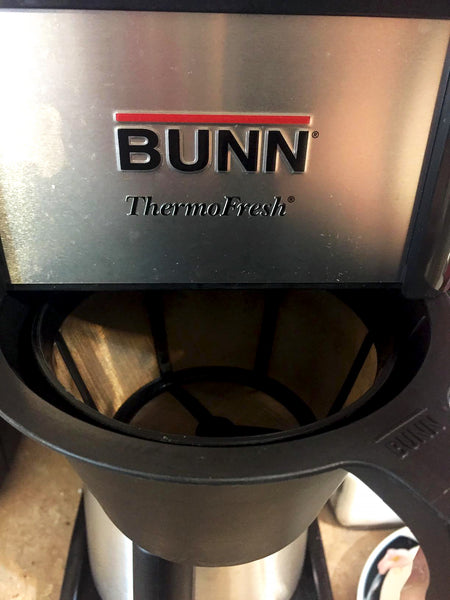 NRP 304 Stainless Steel Permanent Coffee Filter made for BUNN Coffeemaker 10cup & Other 12-14 cup Filter Coffeemakers | Basket filter with handle