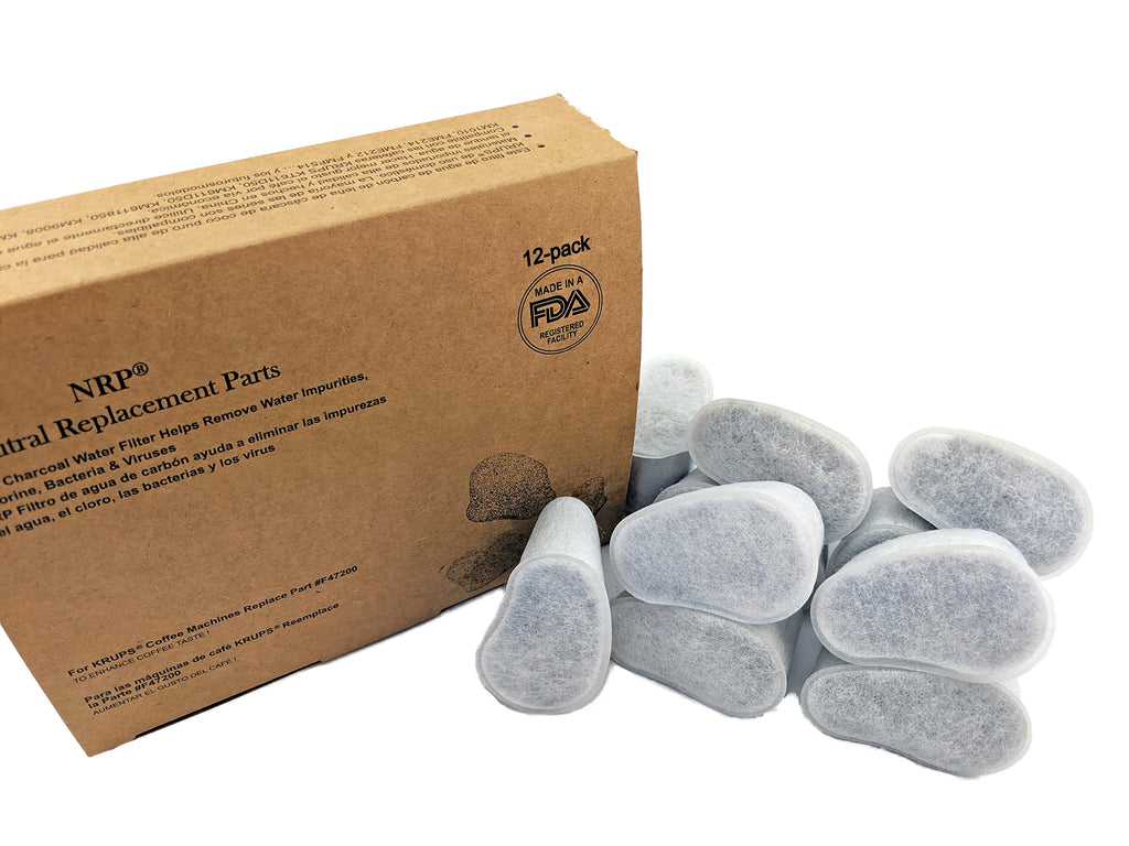 NRP Paquete De 12 Filtros De Agua De Café F4720057 De Repuesto Para