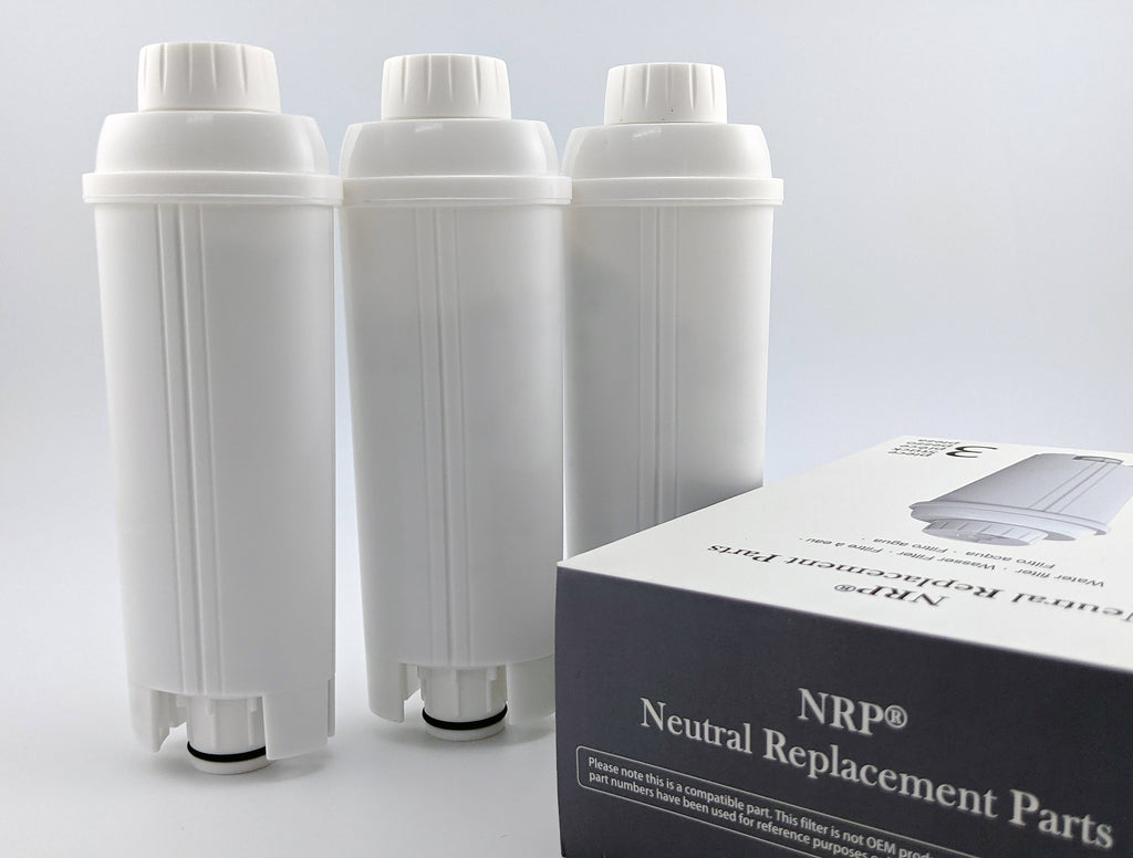 NRP 3-pack Replacement Water Filter Cartridges for DeLonghi Automatic – NRP  FILTER